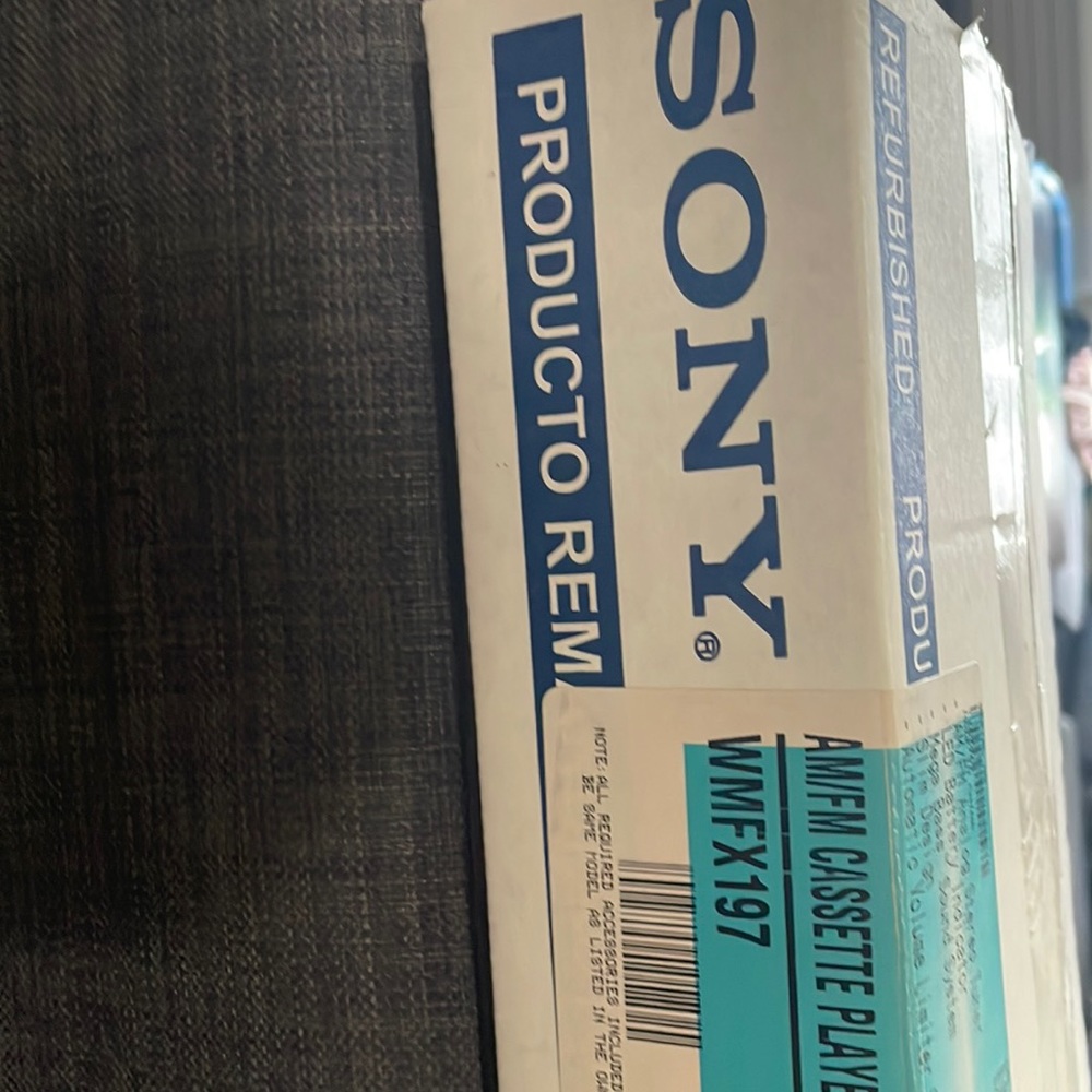 SONY CASSETTE PLAYER REFURBISHED